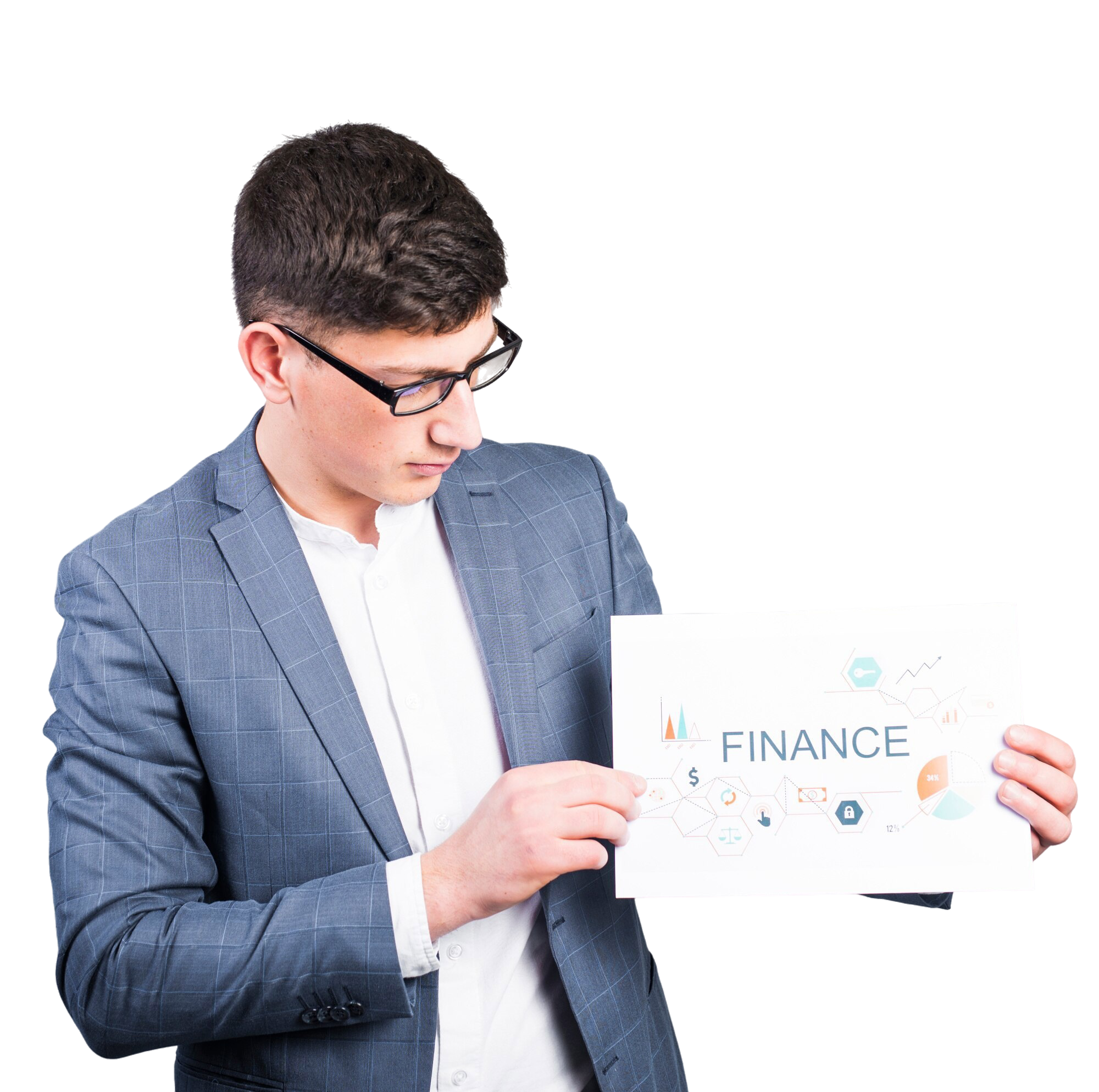 business-man-holding-paper-with-finance-inscription